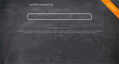 Desktop Screenshot of politik-saarland.de